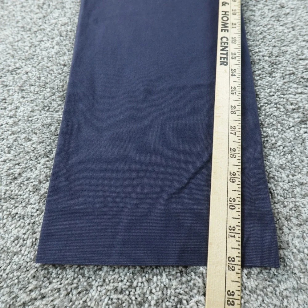 Banana Republic Pants Mens 35X32 Blue Slim Fit Wool Chino Dress Trouser Stretch